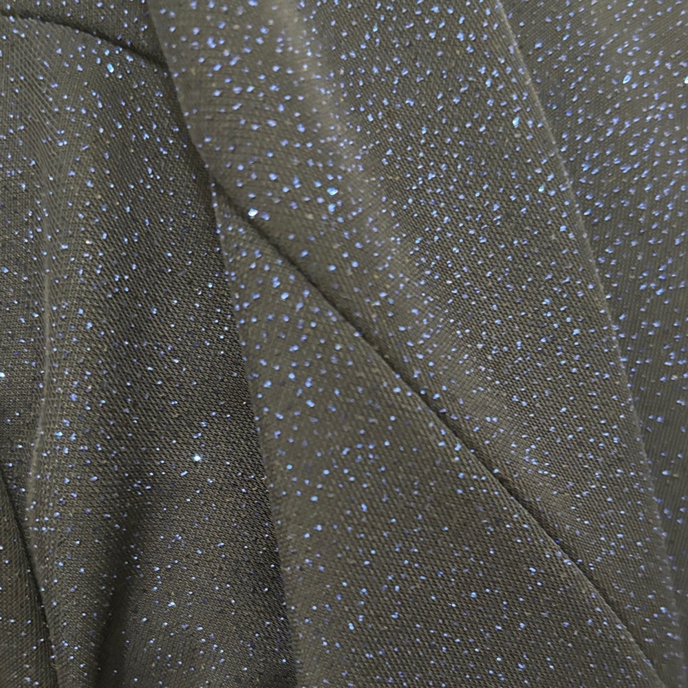 Alex Evenings Navy Glitter Blazer and Tank - Picture 7 of 10